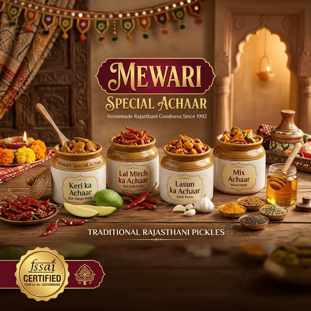 Mewari Special Achaar - Worldwide Homemade Rajasthani Pickles Store